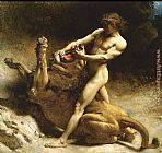 Jean-Leon Gerome Lion Hunter painting